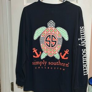Simply Southern LS Shirt Size Medium Women’s